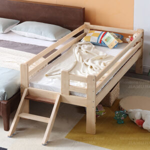 solid wood side bed